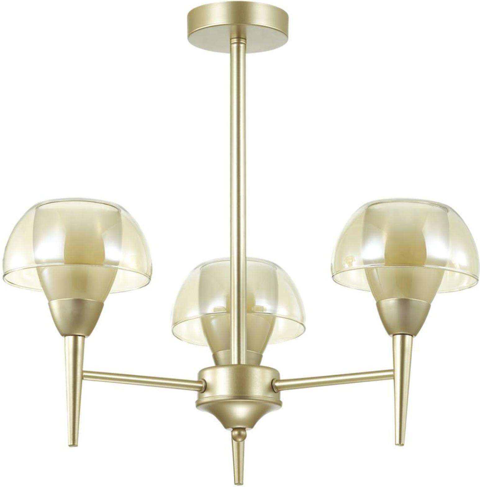 

Люстра на штанге Lumion Lizbeth LN20 156 E14 3*40W 220V матовое золото [4446/3C], Lizbeth LN20 156 E14 3*40W 220V