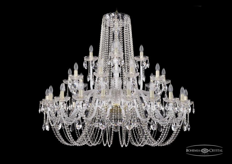 

Подвесная люстра Bohemia Ivele Crystal 1402/20+10+5/460/G