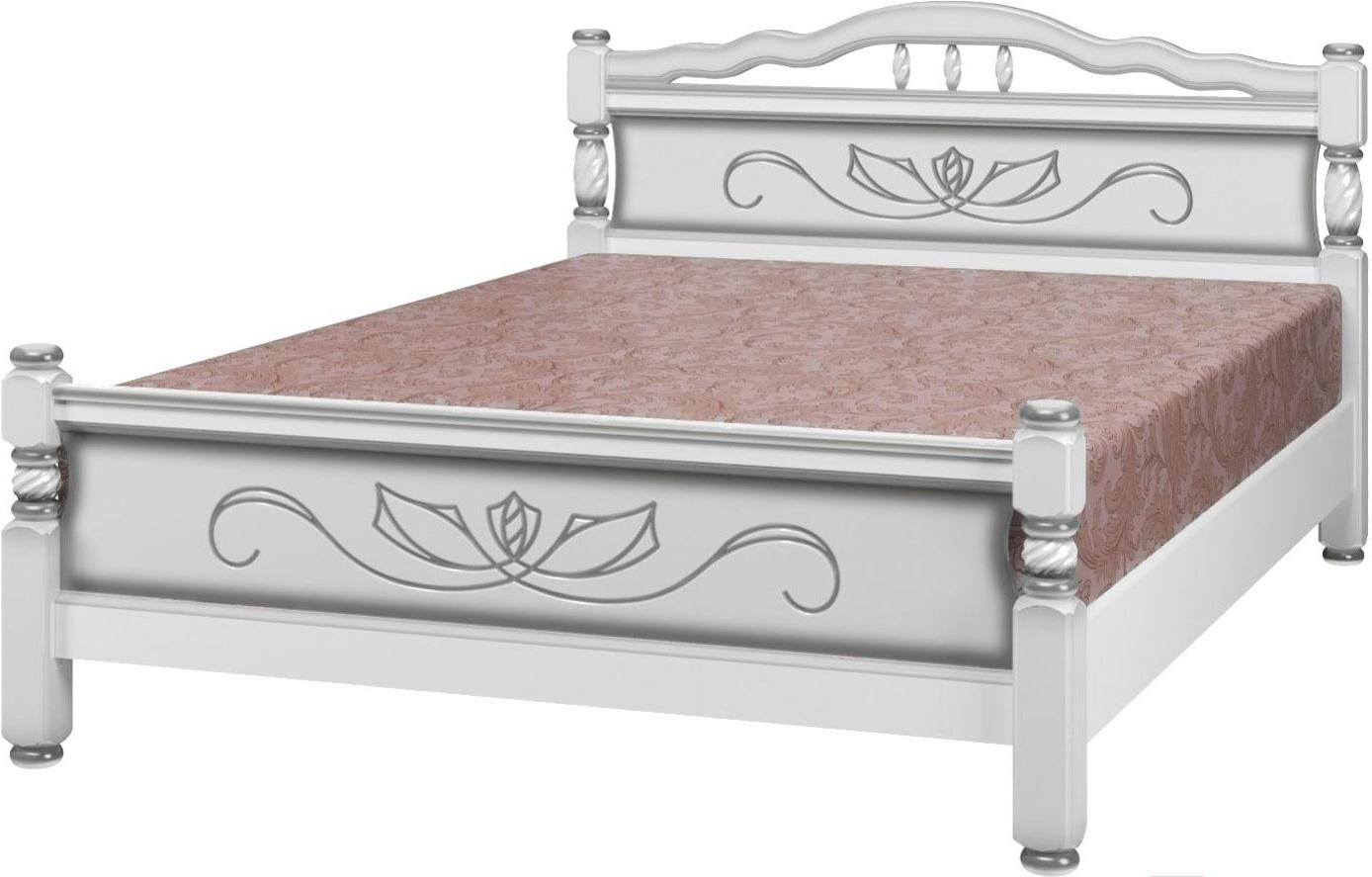 

Кровать Bravo Карина 5 90x200 белый жемчуг