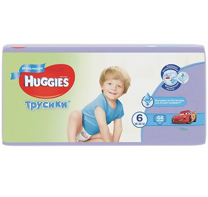 

Подгузники-трусики Huggies Mega 6 Boy (44шт), Детские подгузники Huggies Mega 6 Boy (44шт)