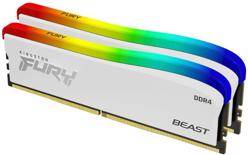 

Оперативная память Kingston FURY Beast RGB SE 2x16GB DDR4 3200MHz (KF432C16BWAK2/32)