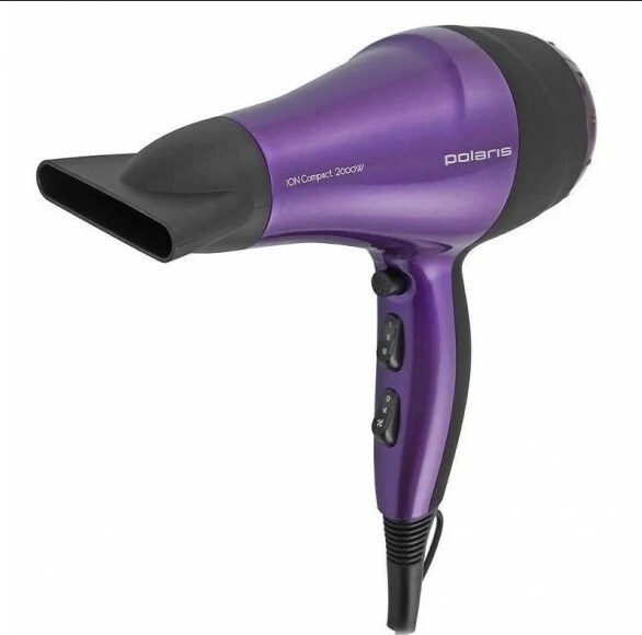 

Фен Polaris PHD 2077i красный/черный, Фен Polaris PHD 2077i фиолетовый