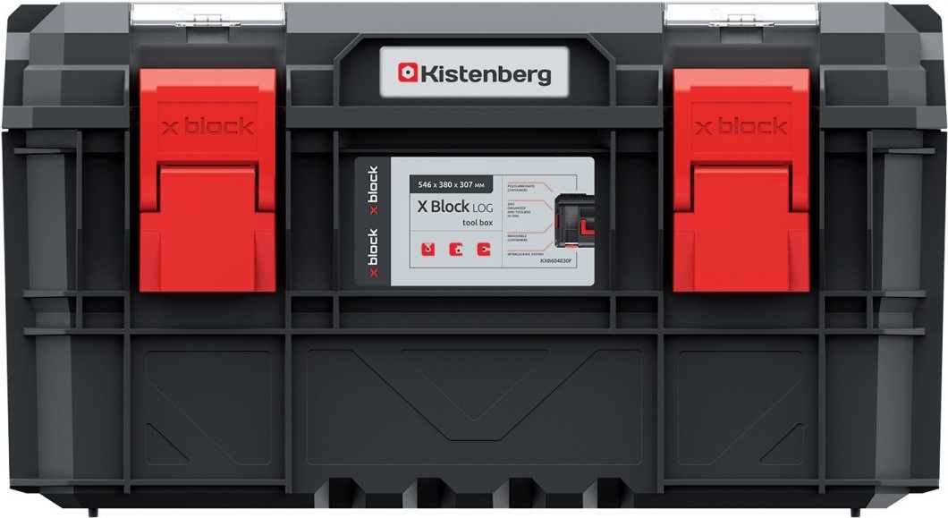 

Ящик для инструментов Kistenberg TOOL BOX Log X BLOCK черный [KXB604030F-S411], Ящик для инструментов Kistenberg TOOL BOX Log X BLOCK KXB604030F-S411 черный
