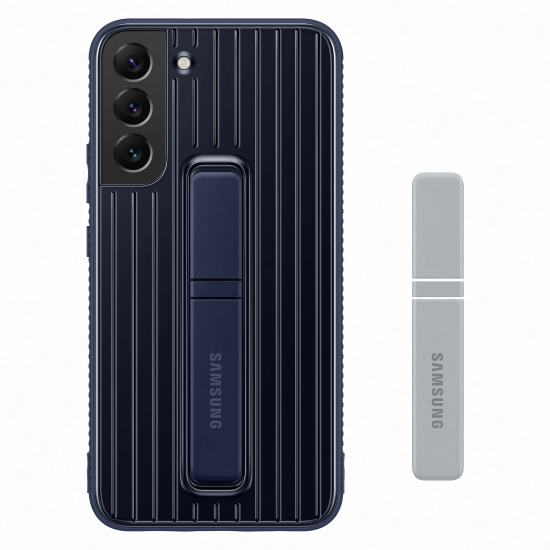 

Чехол для телефона Samsung Galaxy S22+ Protective Standing Cover темно-синий [EF-RS906CNEGRU], Чехол для телефона Samsung Protective Standing Cover для S22+ (темно-синий)