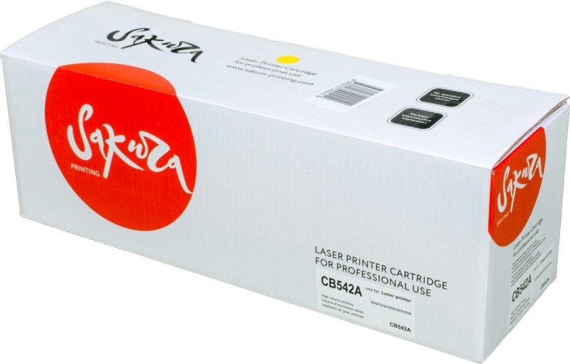 

Картридж для принтера (МФУ) Sakura Printing Совместим с CB542A/716Y [SACB542A/716Y], Картридж Sakura Printing Совместим с CB542A/716Y SACB542A/716Y