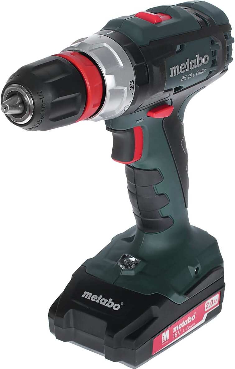 

Дрель-шуруповерт Metabo BS 18 L Quick [602320500], Электродрель Metabo BS 18 L Quick 602320500