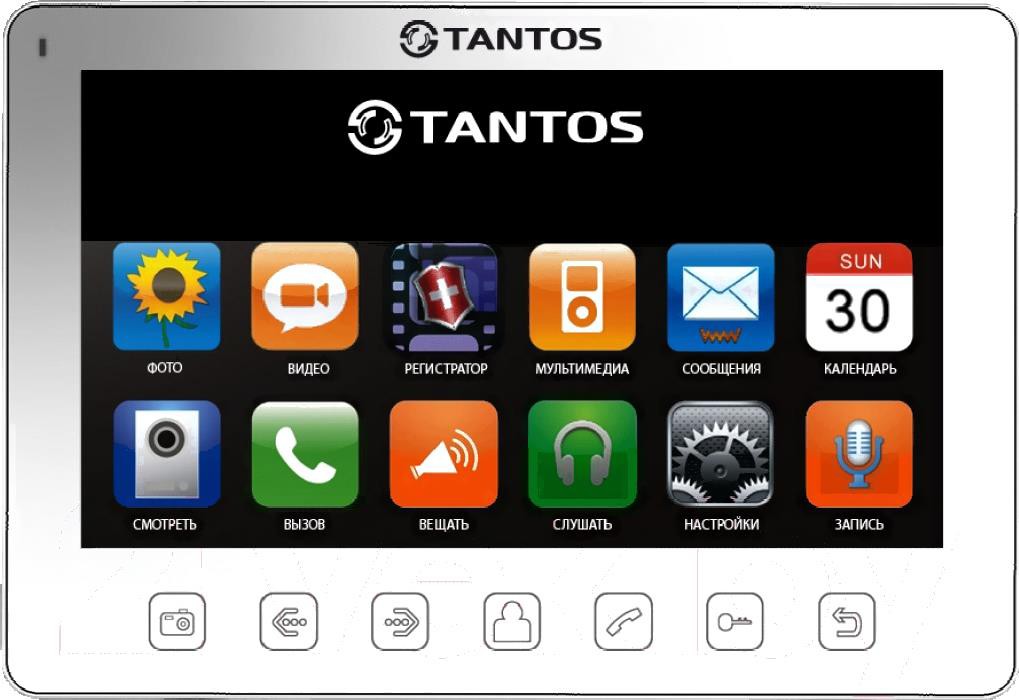 

Видеодомофон Tantos Prime Slim белый