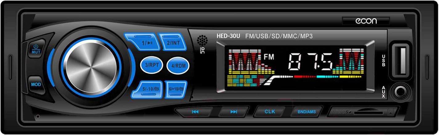 

Автомагнитола ECON HED-30U, HED-30U