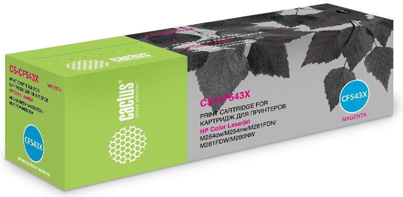 

Картридж Cactus CS-CF543X HP LJ M254dw/M280nw/M281fdn Magenta, CS-CF543X HP LJ M254dw/M280nw/M281fdn
