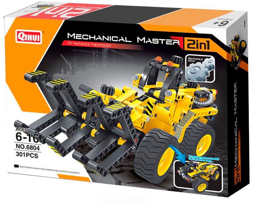

Конструктор QiHui Экскаватор и багги 6804, Экскаватор и багги 6804