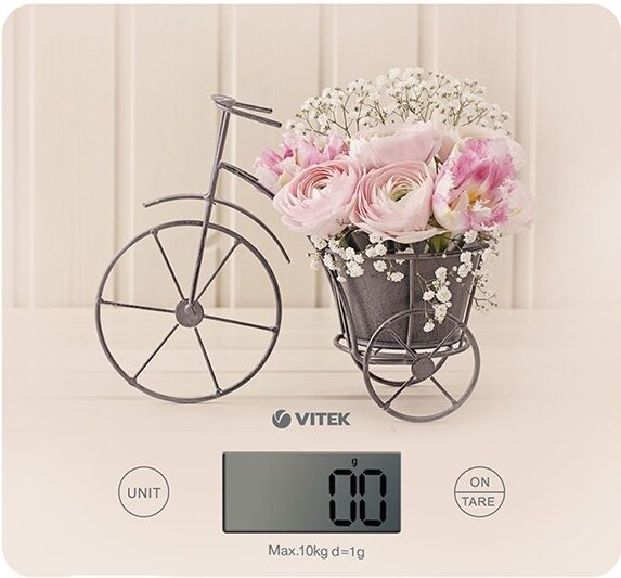

Кухонные весы Vitek VT-8016CA, Кухонные весы Vitek VT-8016CA Beige/Illustration