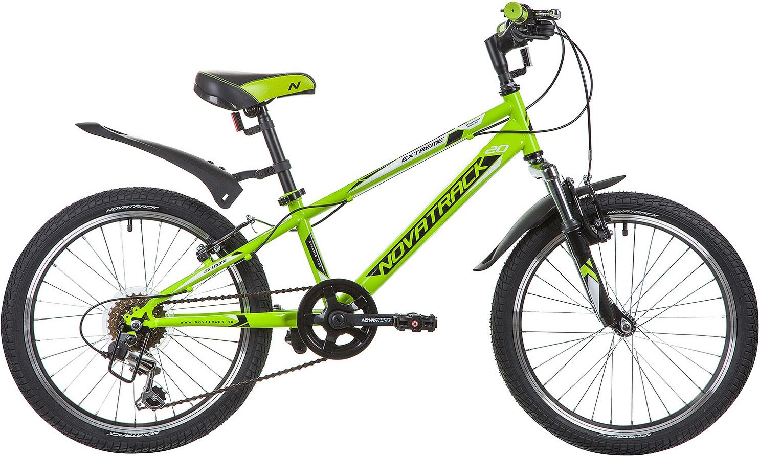 

Велосипед детский Novatrack Extreme 20'' зеленый [20SH6V.EXTREME.GN9], Extreme 20