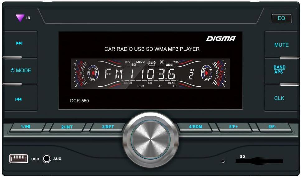 

Автомагнитола Digma DCR-550, DCR-550