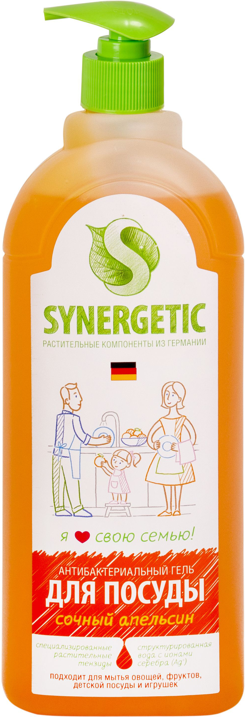 

Средство для мытья посуды Synergetic антибактериальное, с ароматом апельсина 1 л, Средство для мытья посуды Synergetic Биоразлагаемое. Апельсин 1л