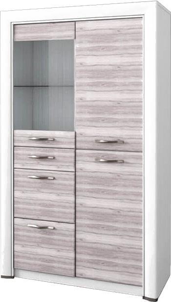 

Шкаф Anrex Olivia 1V2D3S Вудлайн Кремовый/Дуб Анкона