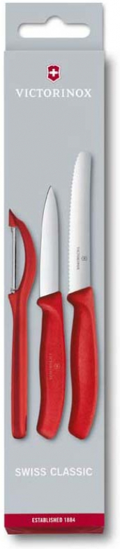 

Кухонный нож Victorinox Набор ножей (коробка) красный [6.7111.31], Кухонный нож Victorinox Набор ножей (коробка) 6.7111.31 красный