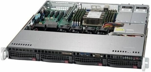 

Сервер Supermicro 1U Sata платформа [SYS-5019P-MTR], Сервер Supermicro SYS-5019P-MTR платформа