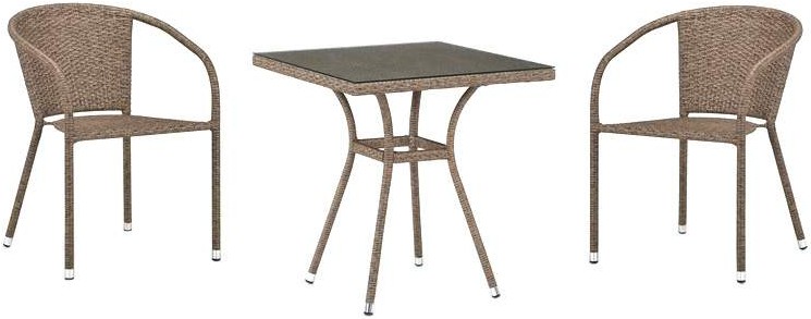 

Комплект садовой мебели Afina garden T282BNT/Y137C-W56 2Pcs Light brown