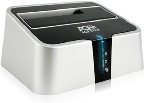 

Бокс для жесткого диска AgeStar 3CBT2, Док-станция AgeStar 3CBT2 Silver