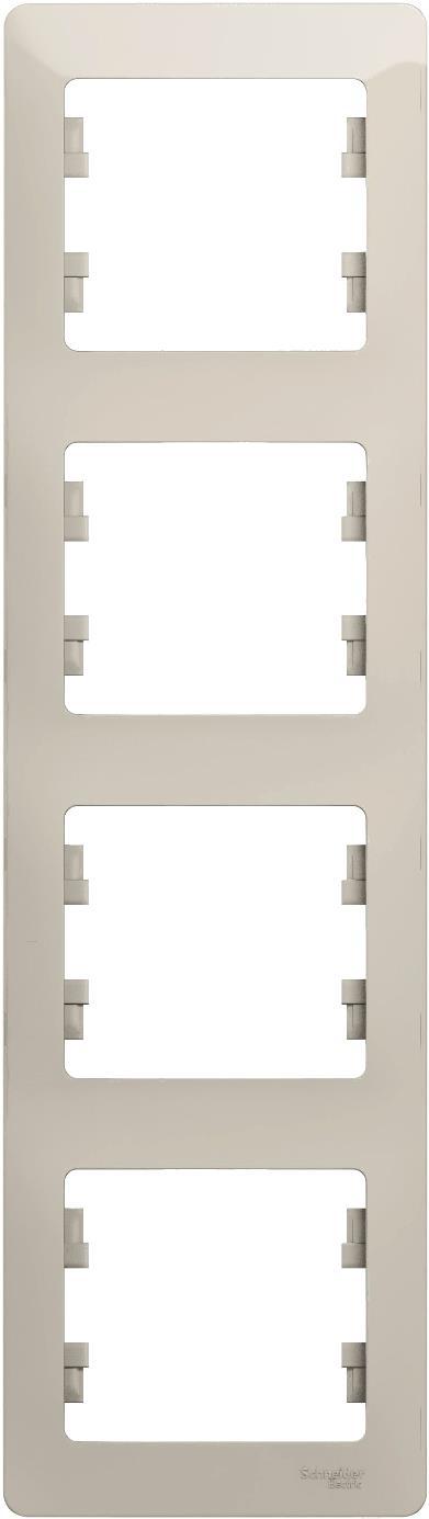 

Рамка Schneider Electric Glossa GSL000908, Glossa GSL000908