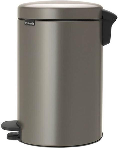 

Мусорное ведро Brabantia Pedal Bin NewIcon 12 л платиновый [113628], Pedal Bin NewIcon 12 л