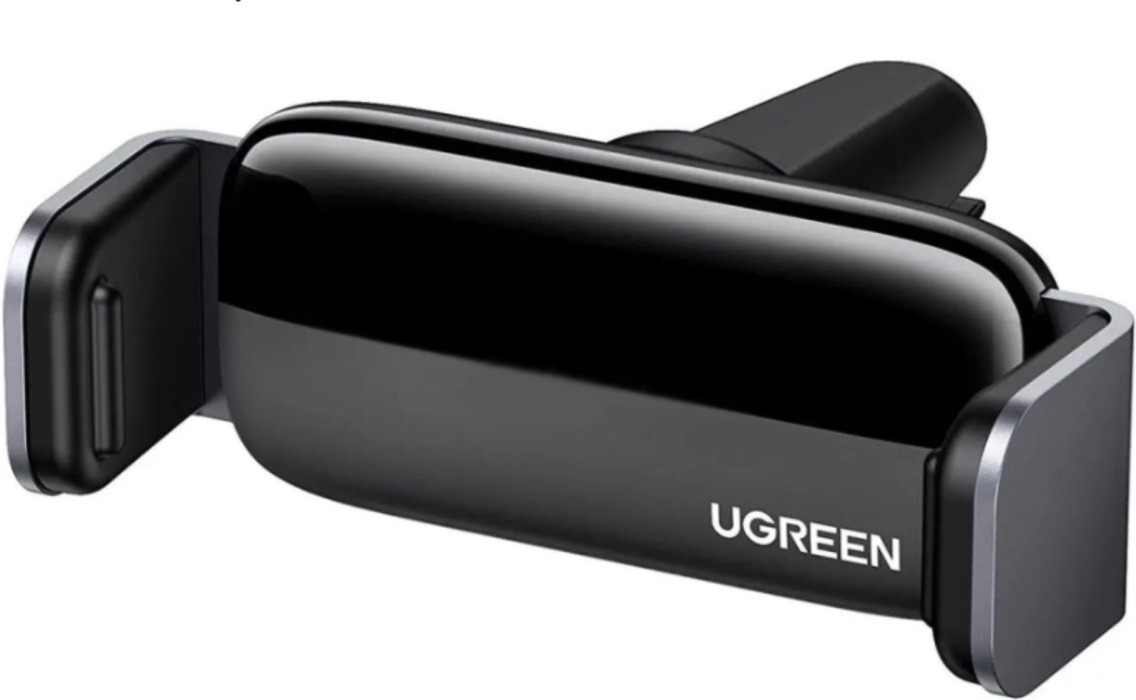 

Автомобильный держатель Ugreen LP120-10422 Black [10422], Автомобильный держатель UGREEN LP120-10422; в воздуховод, фиксатор зажим; Black