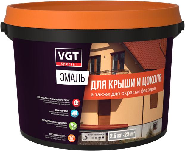 

Эмаль VGT ВД-АК-1179 Профи для крыши и цоколя 2.5 кг (зеленый полуглянцевый)