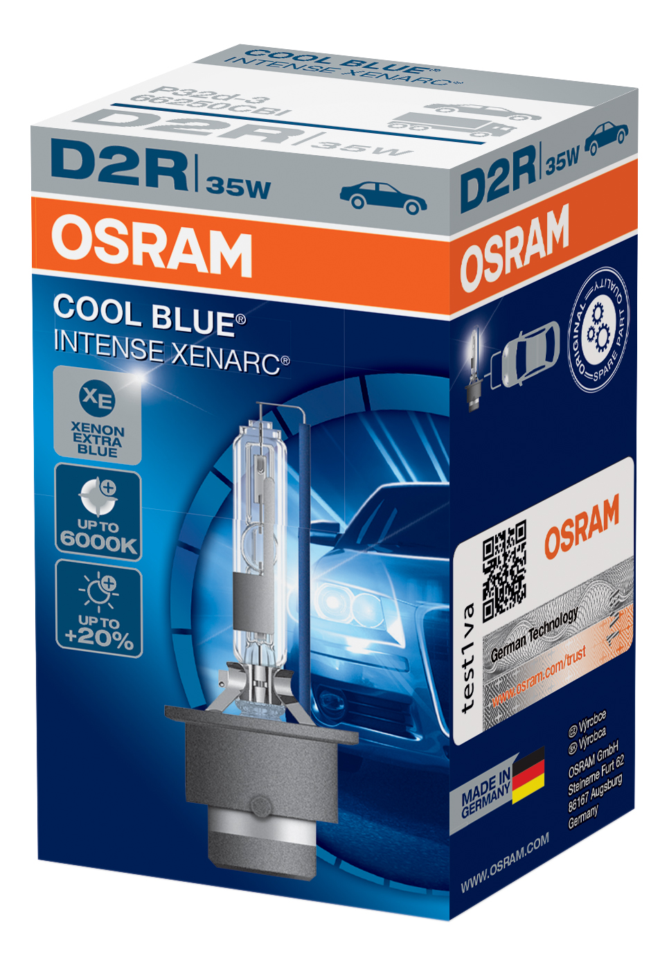 

Автомобильная лампа Osram D2R 66250CBI, D2R 66250CBI