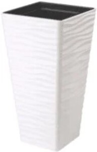 

Кашпо Formplastic Sahara Dunes slim 3950-011 белый