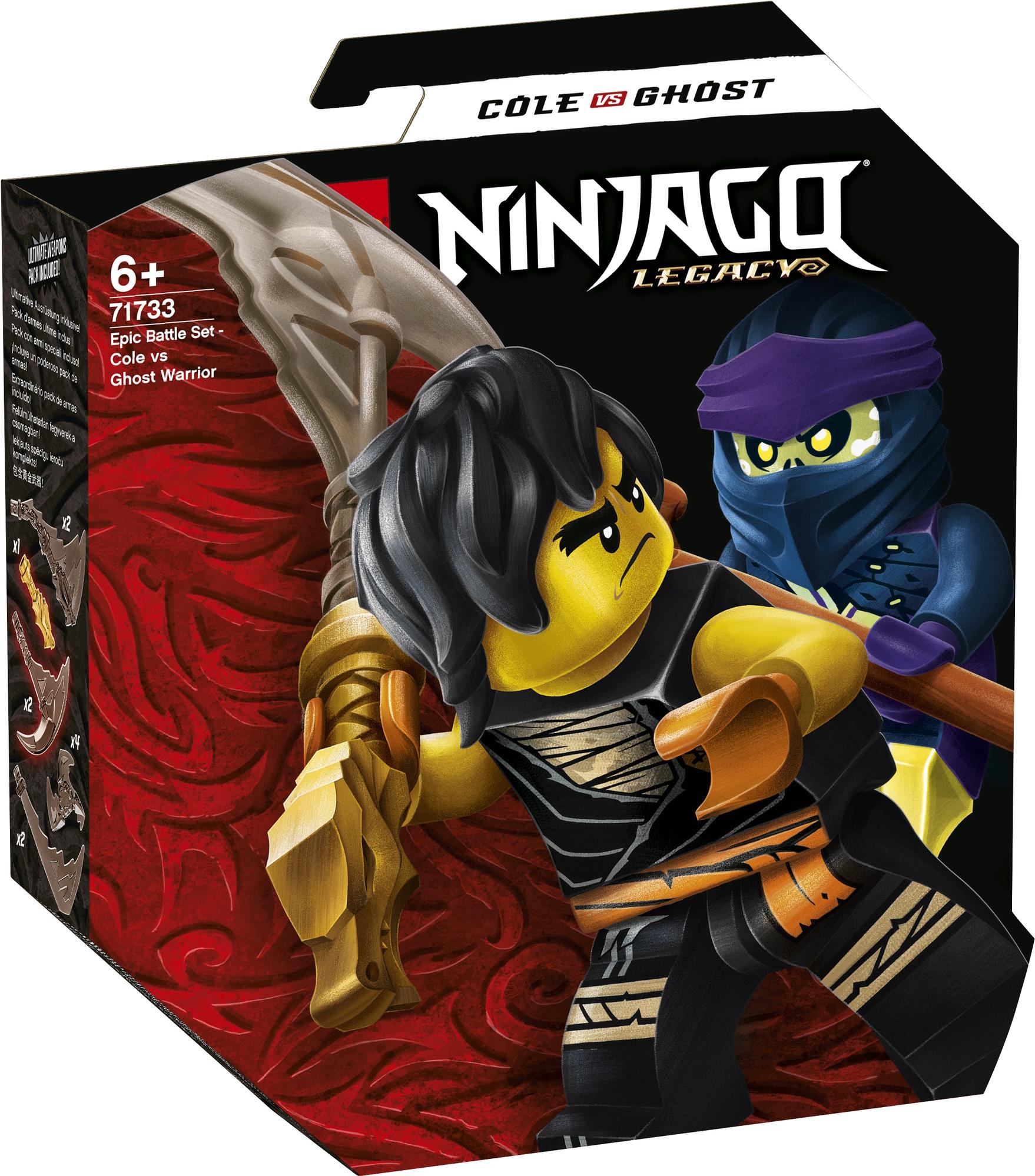 

Конструктор LEGO Ninjago Legacy Легендарные битвы: Коул против Призрачного воина [71733], Ninjago Legacy Легендарные битвы: Коул против Призрачного воина