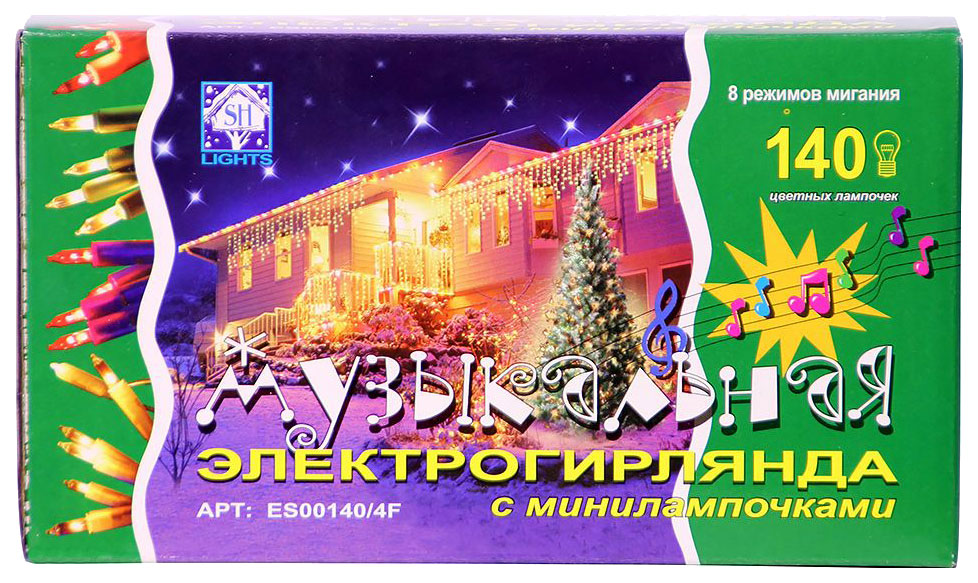 

Новогодняя гирлянда SnowHouse ES00140/4F, ES00140/4F