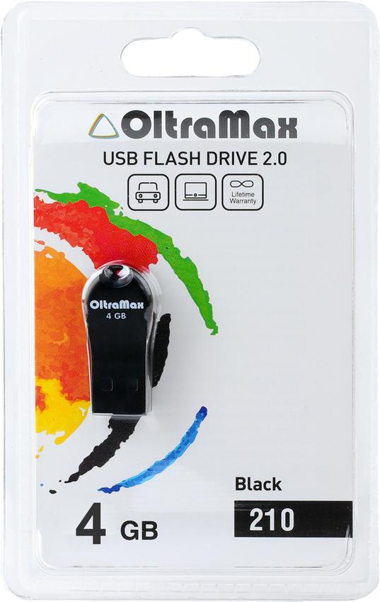 

Usb flash Oltramax OM-4GB-210 черный, OM-4GB-210