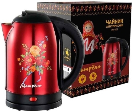 

Электрочайник Матрена MA-005 красный хохлома