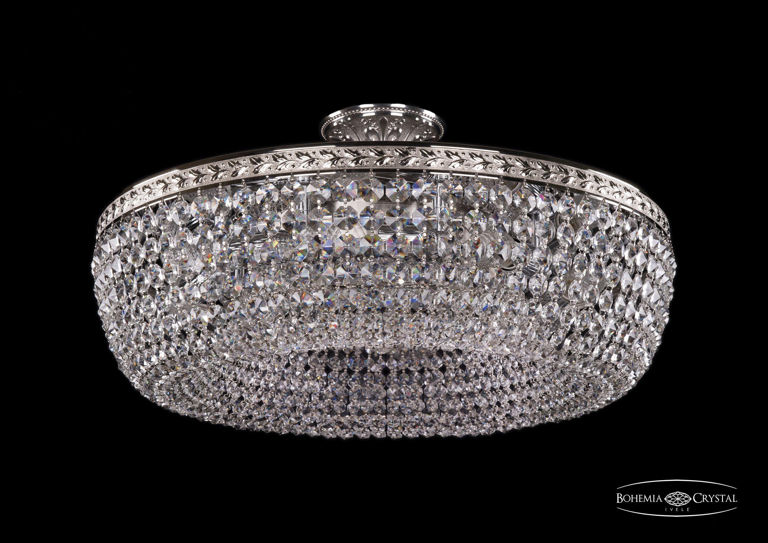 

Люстра на штанге Bohemia Ivele Crystal 19031/55IV Ni