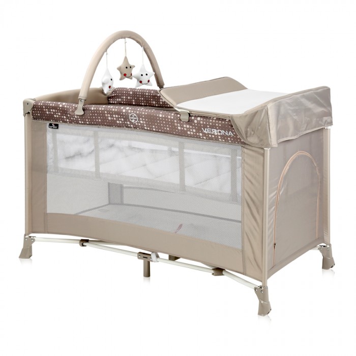

Детский манеж Lorelli Verona 2 Plus Beige Dots [10080272080], Verona 2 Plus