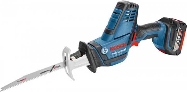 

Сабельная пила Bosch GSA 18 V-LI C [0615990M3Y], Сабельная пила Bosch GSA 18 V-LI C Professional 0615990M3Y (с 1-им АКБ 4 Ah)