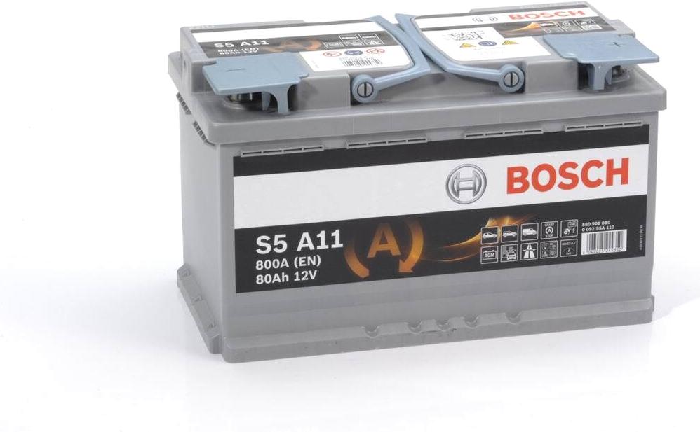 

Автомобильный аккумулятор Bosch S5 A11 (580901080) 80 А/ч