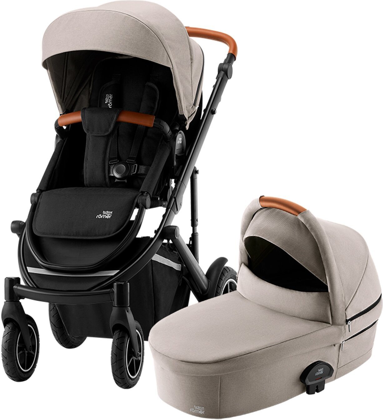 

Детская коляска Britax Romer Smile 4 2 в 1 Pure Beige (SM20993)