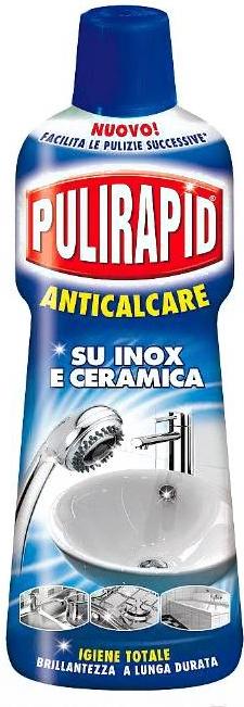 

Чистящее средство для ванной комнаты Pulirapid Limescale Remover 750мл, Limescale Remover 750мл