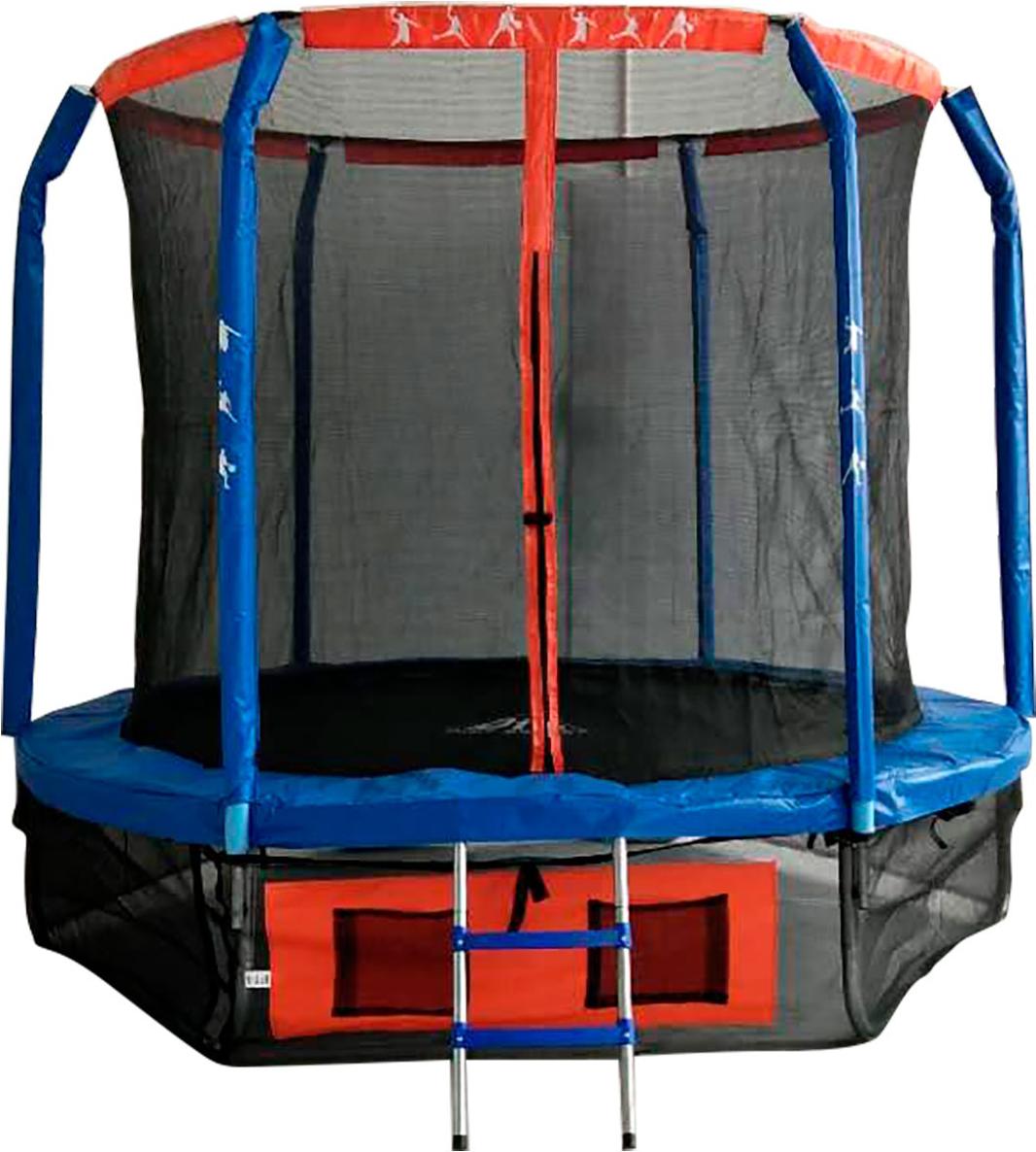 

Батут DFC JUMP BASKET 8ft-244cм внутр.сетка, лестница [8FT-JBSK-B], JUMP BASKET 8ft внутр.сетка, лестница 244cм