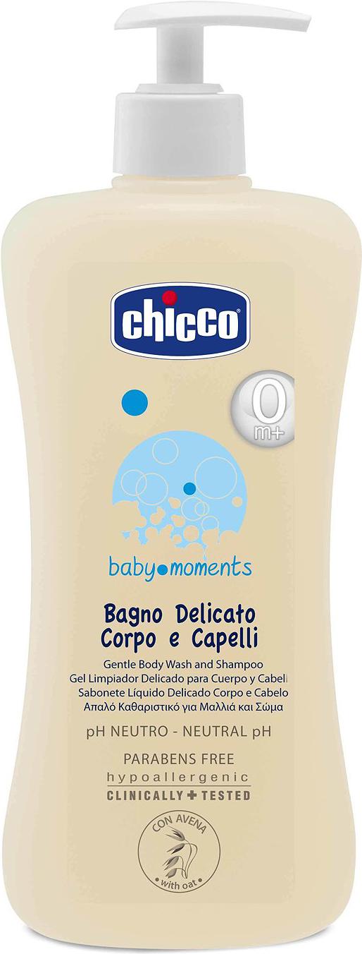 

Шампунь детский Chicco Baby Moments детский без слез с овсом 500 мл (320615023), Baby Moments детский без слез с овсом 500 мл 320615023