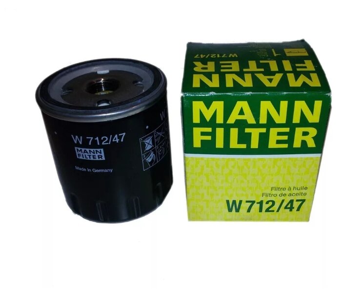 

Фильтр масляной Mann-Filter W 712/47, W 712/47