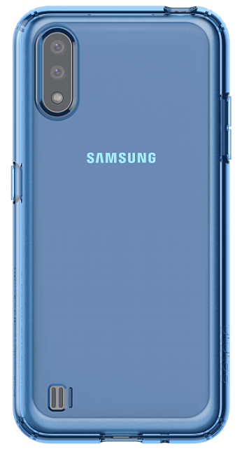 

Чехол для телефона Araree A cover для Samsung A01 синий [GP-FPA015KDALR], A cover для Samsung A01