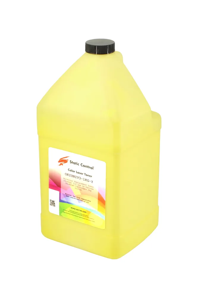 

Тонер Static Control OKIUNIV3-1KG-Y желтый