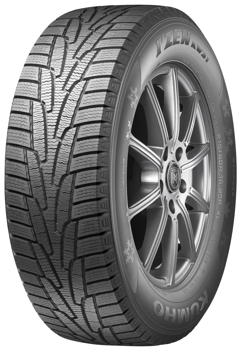 

Шины Kumho I'Zen KW31 185/60R15 88R Зимняя, I'Zen KW31 185/60R15 88R Зимняя