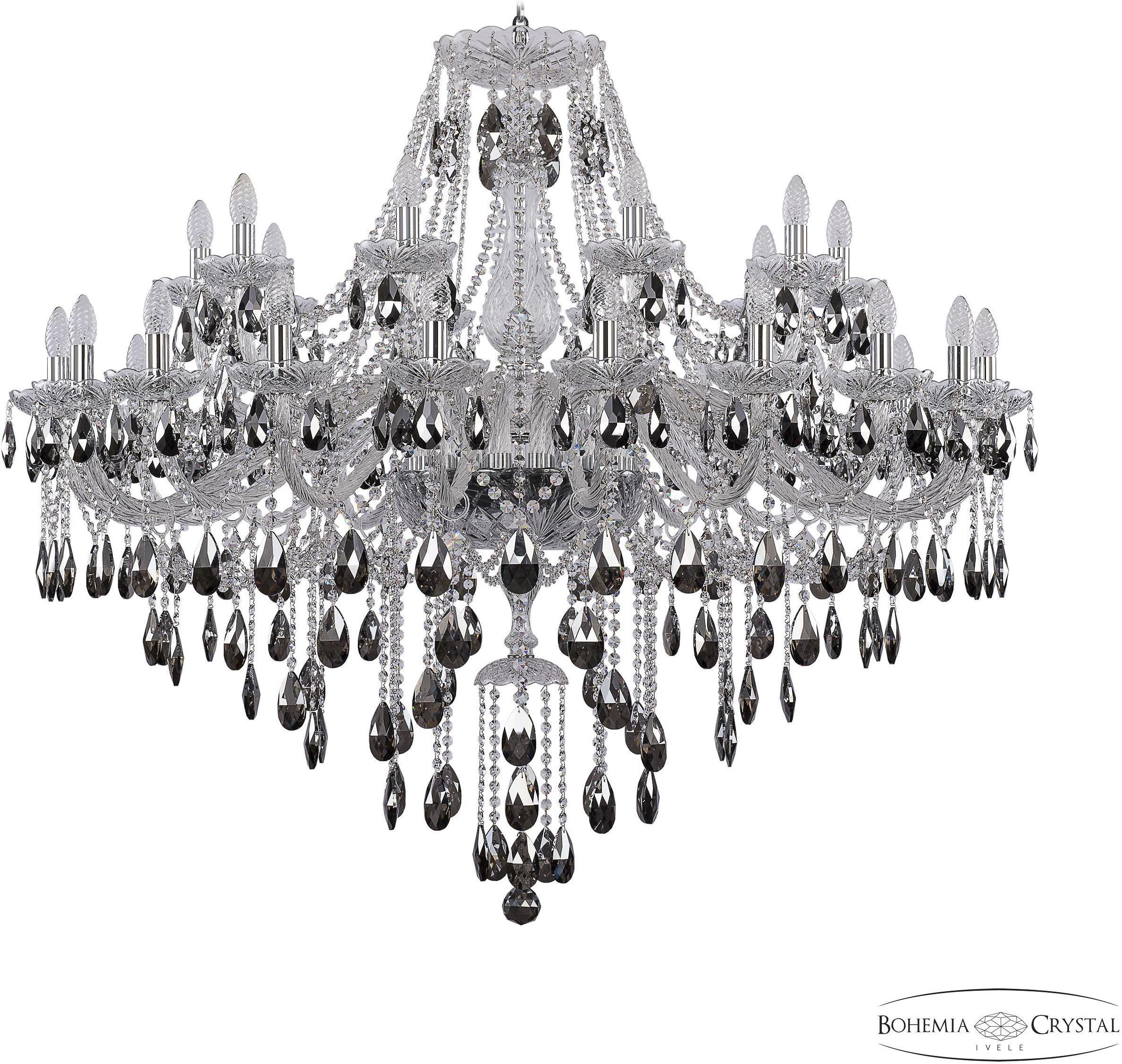 

Подвесная люстра Bohemia Ivele Crystal 1415/20+10/460 Ni K731