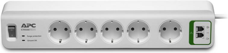 

Сетевой фильтр APC Essential SurgeArrest 5 розеток, белый (PM5T-RS), Сетевой фильтр APC Essential SurgeArrest 5 розеток PM5T-RS белый