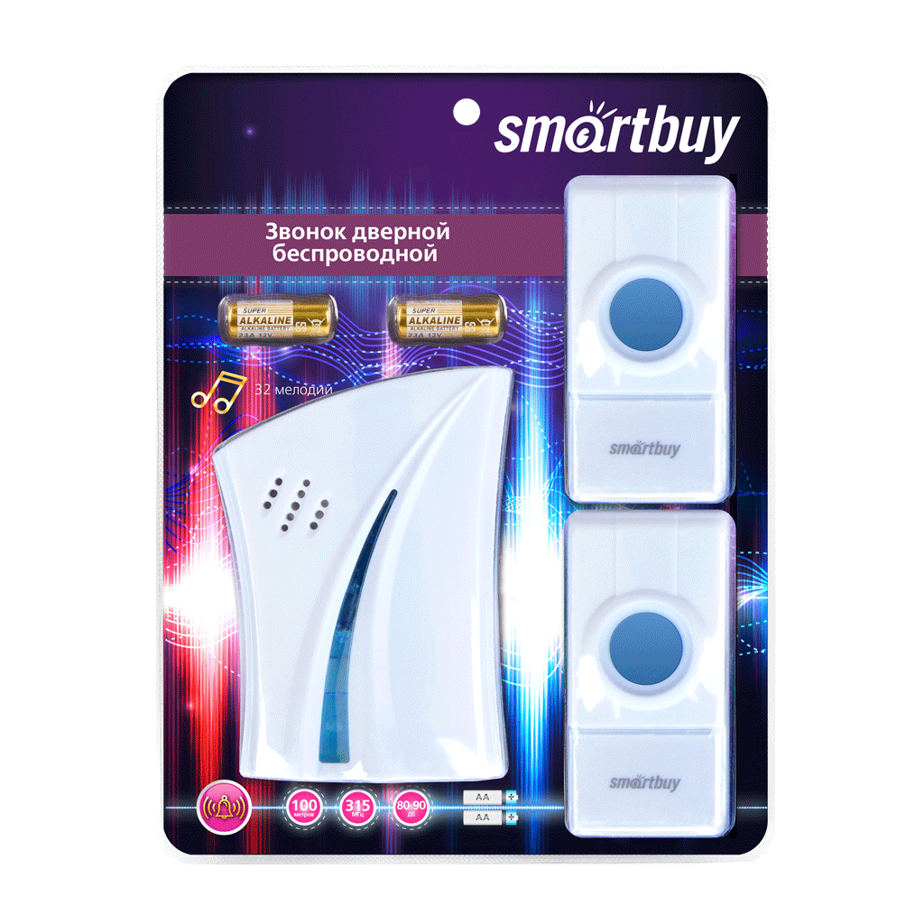 

Электрический звонок SmartBuy SBE-12-DP4-32, SBE-12-DP4-32