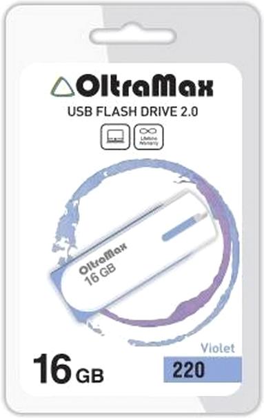 

Usb flash Oltramax OM-16GB-220 фиолетовый, OM-16GB-220
