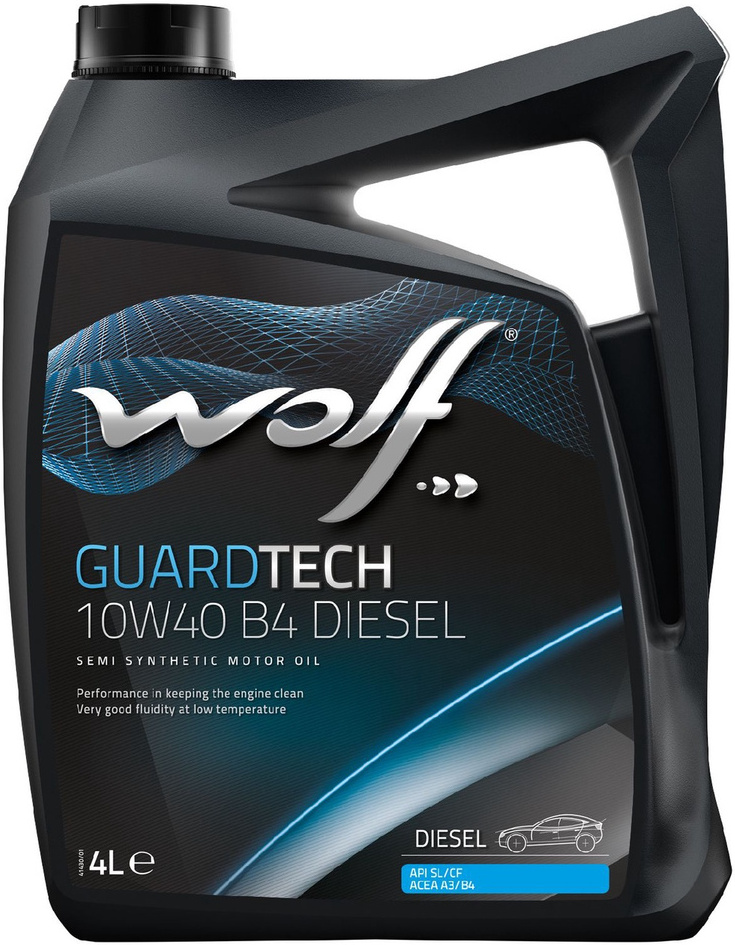 

Моторное масло Wolf Guardtech B4 10W40 4л [23127/4], Моторное масло Wolf Guardtech B4 10W40 4л 23127/4